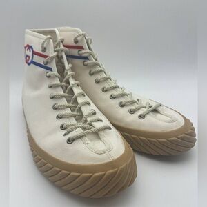 Gucci Interlocking G White High Top Greg Sneaker 11.5